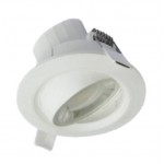 Foco Downlight LED COB Orientable Redondo Ø90mm 8w Blanco